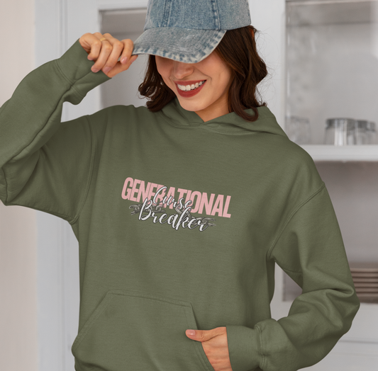 Generational Curse Breaker Hoodie – Empowering Christian Sweatshirt  | Spiritual Healing, Faith-Based Fashion, Bold Statement Apparel