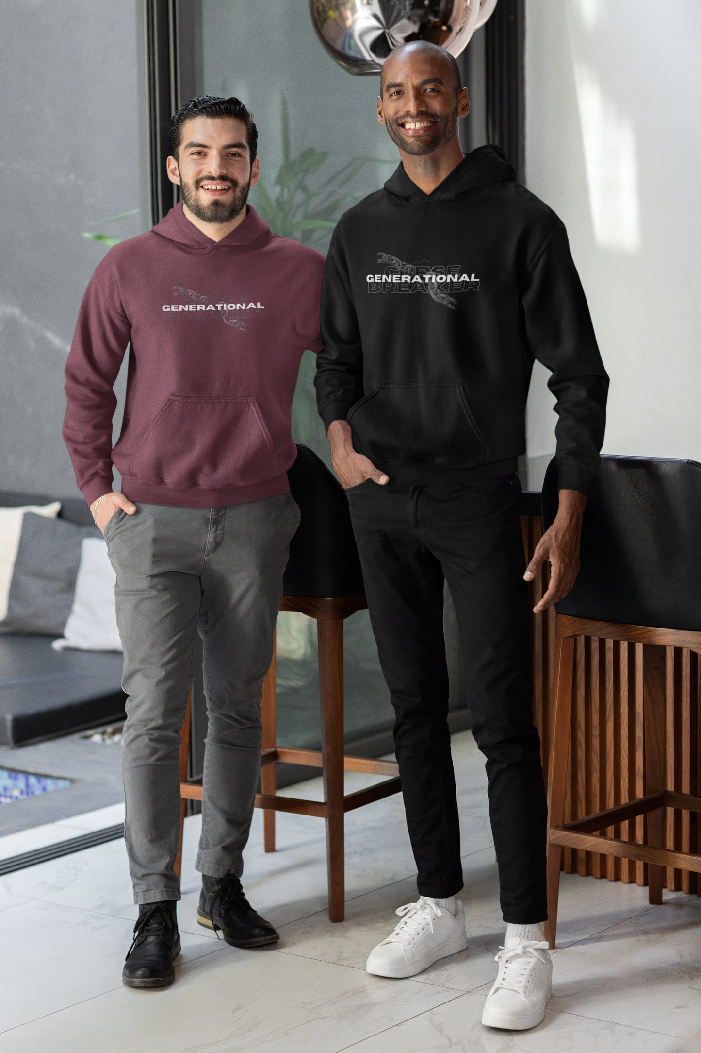 Generational Curse Breaker Sweatshirt – Christian Men’s Faith Hoodie | Bold Chain-Breaking Design, Spiritual Legacy Apparel, Empowerment Wear