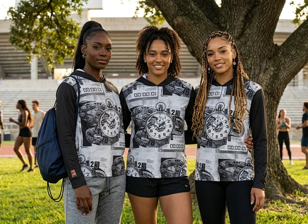 Track & Field Statement Warmup Hoodie