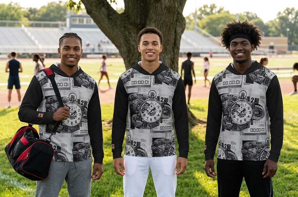 Track & Field Statement Warmup Hoodie