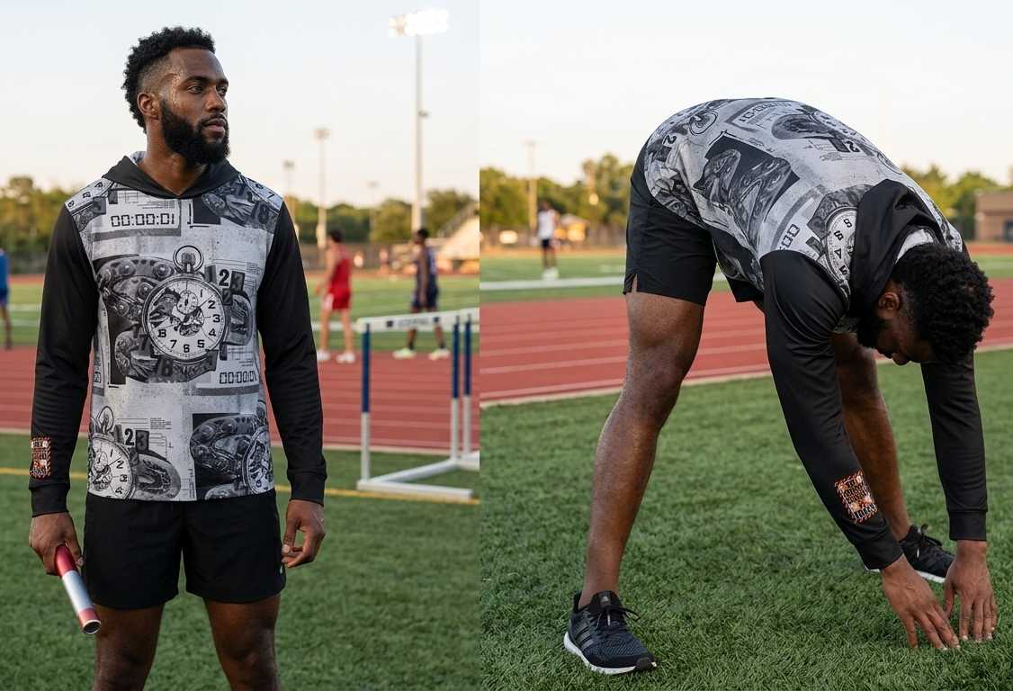 Track & Field Statement Warmup Hoodie