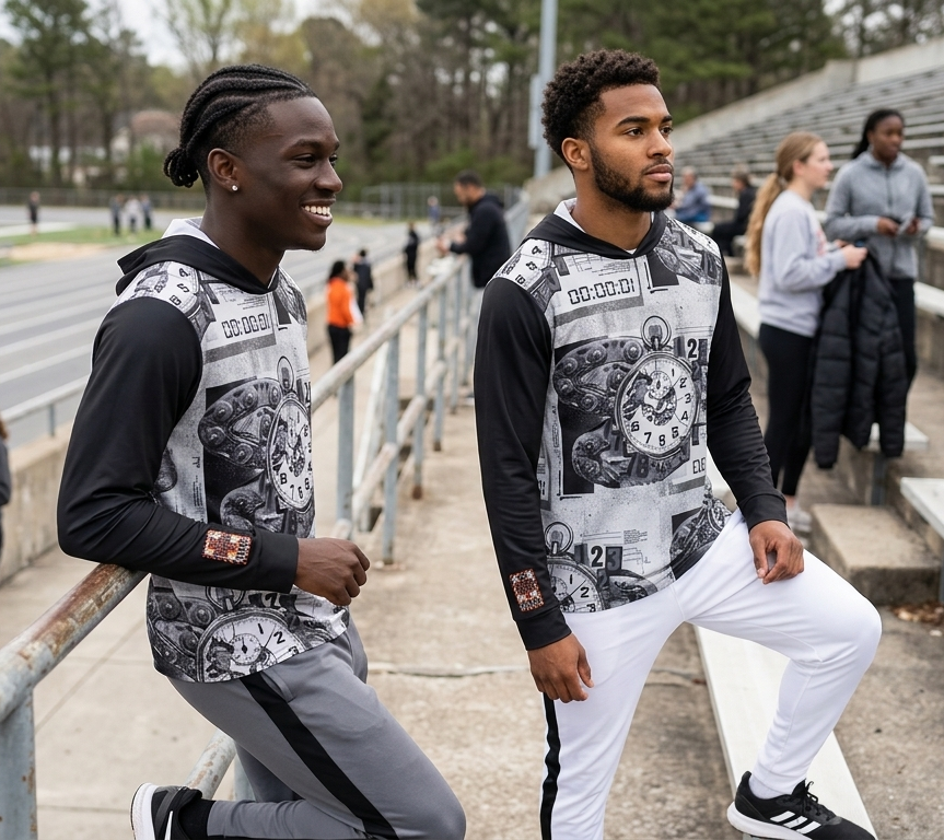 Track & Field Statement Warmup Hoodie