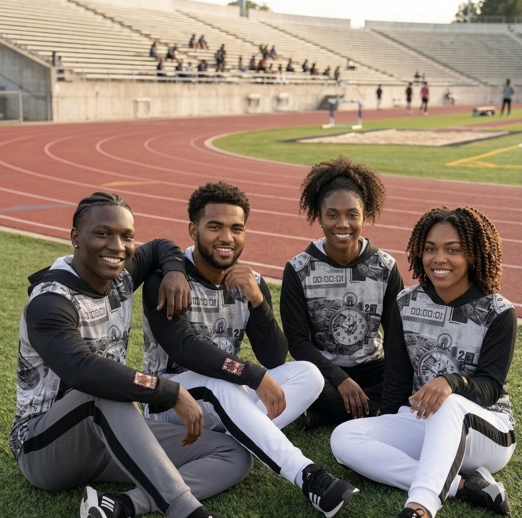 Track & Field Statement Warmup Hoodie