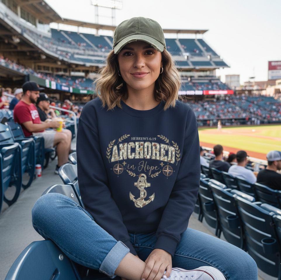 Anchored in Hope™ Sweatshirt | Faith That Holds You Steady