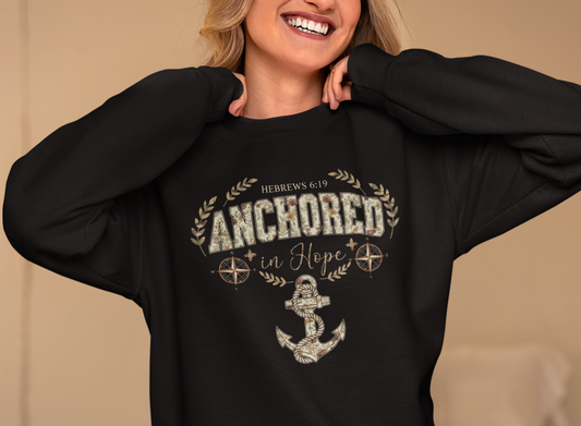 Anchored in Hope™ Sweatshirt | Faith That Holds You Steady