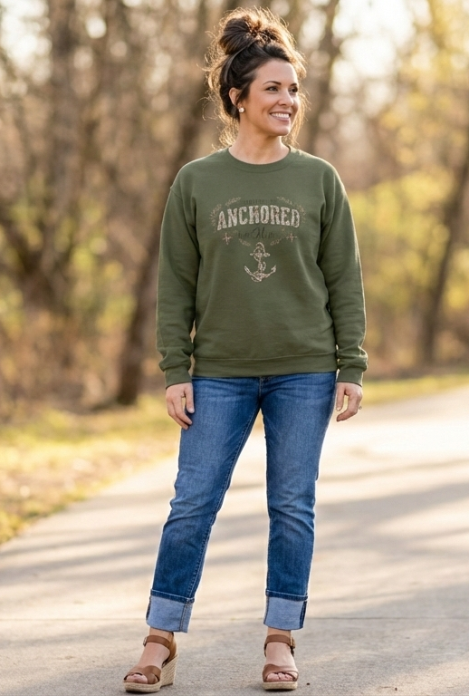 Anchored in Hope™ Sweatshirt | Faith That Holds You Steady