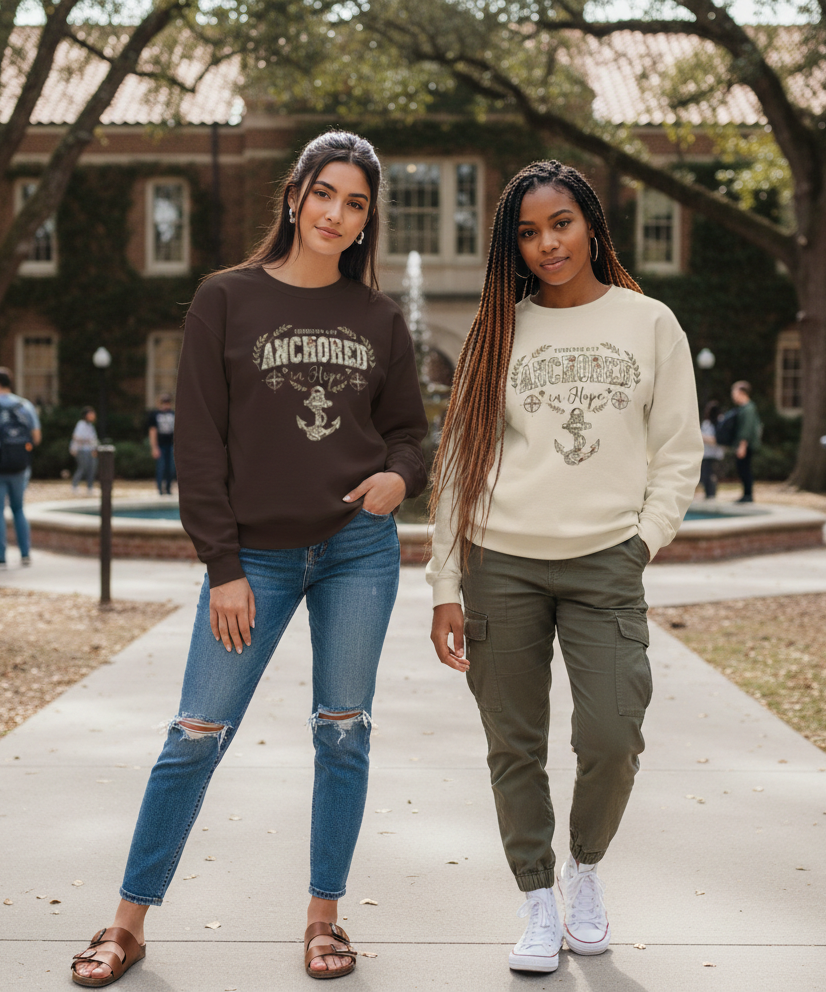 Anchored in Hope™ Sweatshirt | Faith That Holds You Steady