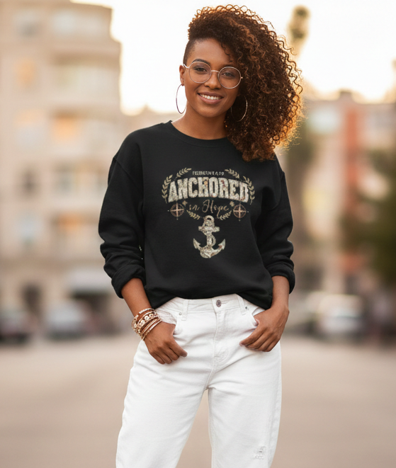 Anchored in Hope™ Sweatshirt | Faith That Holds You Steady