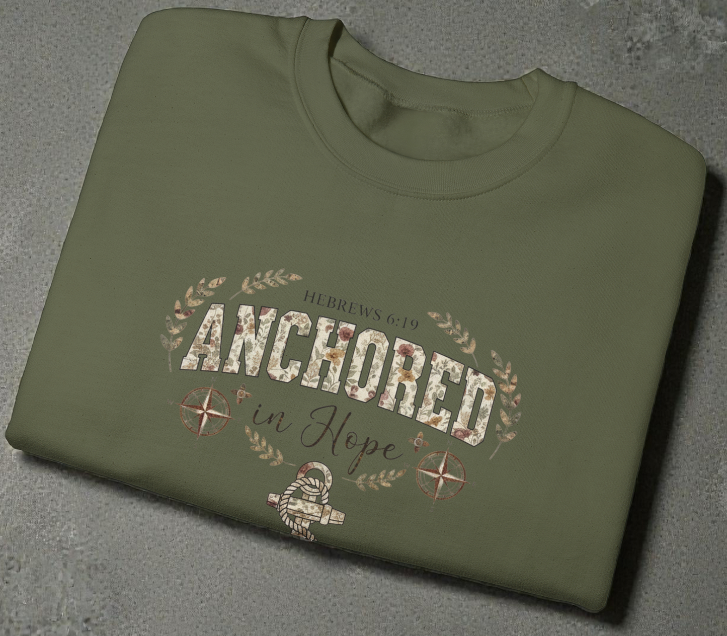 Anchored in Hope™ Sweatshirt | Faith That Holds You Steady