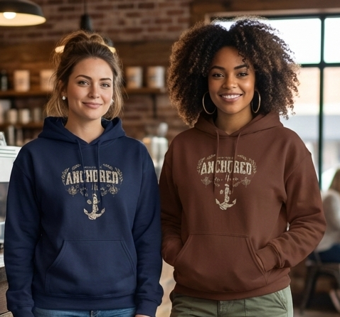 Anchored in Hope™ Hoodie | Comfort That Grounds You