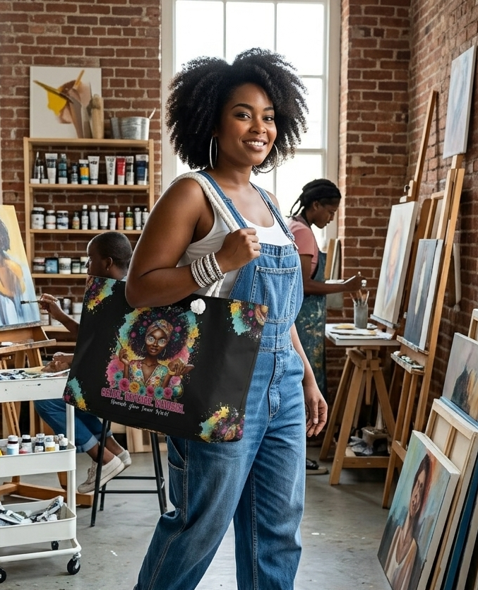 Create. Explore. Flourish. Weekender Tote Bag